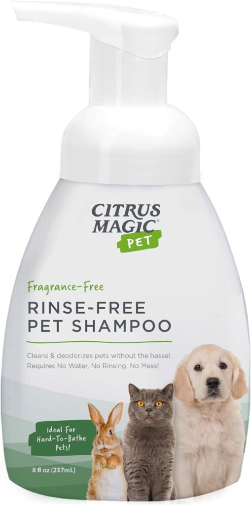 Citrus Magic Pet Foaming Pet Cleanser, 8-Fluid Ounce