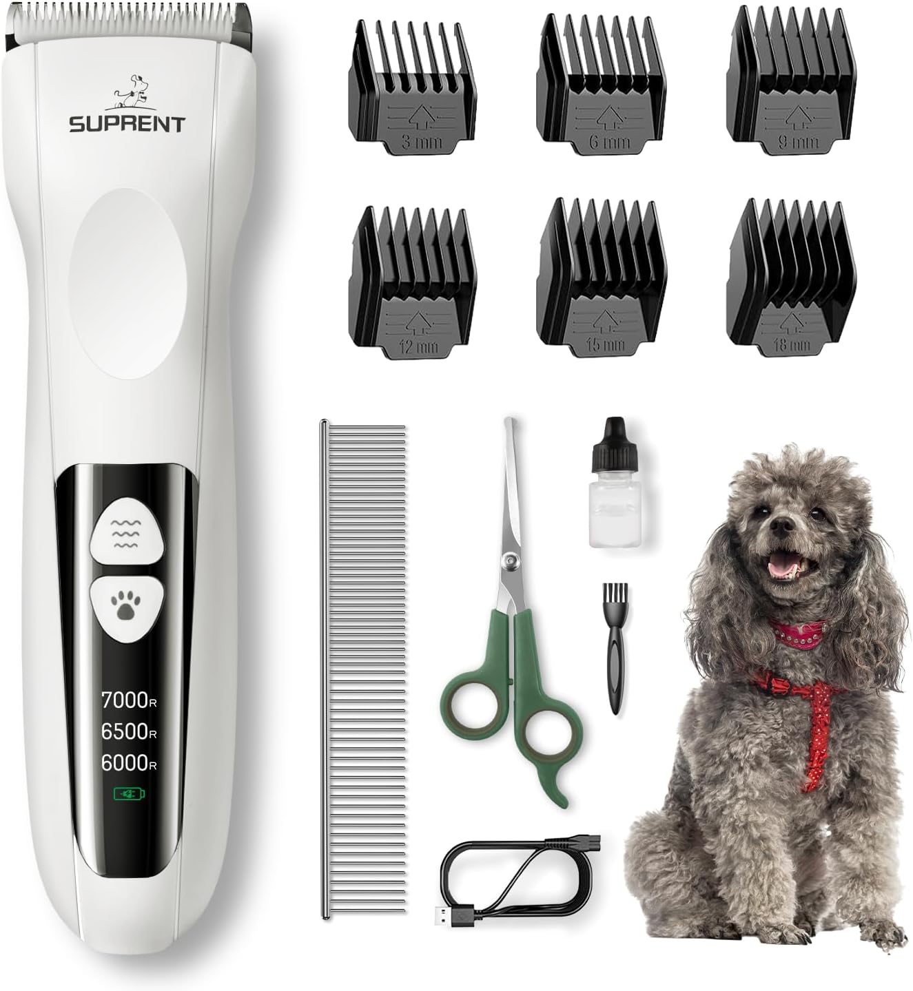 SUPRENT Dog Clippers Grooming Kit Review